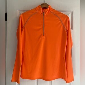 Callaway Women’s Orange Quarterzip Size M